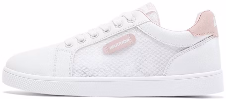 (Women) Warrior Canvas Low 'White Pink' WXY(S)-2738N02 (Women) Warrior Canvas Low 'White Pink' WXY(S)-2738N02