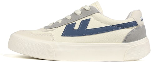 (Women) Warrior Canvas Low Retro 'Beige Grey Blue' WXY-D171G01 (Women) Warrior Canvas Low Retro 'Beige Grey Blue' WXY-D171G01