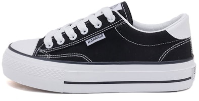 (Women) Warrior Canvas Platform 'Black' WXY-A946MJ03 (Women) Warrior Canvas Platform 'Black' WXY-A946MJ03
