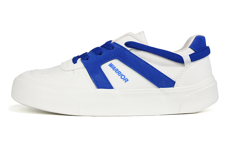 (W) Warrior Canvas Sneaker 'White Blue'