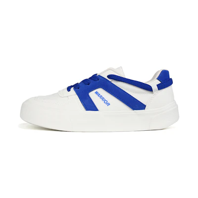 (W) Warrior Canvas Sneaker 'White Blue'