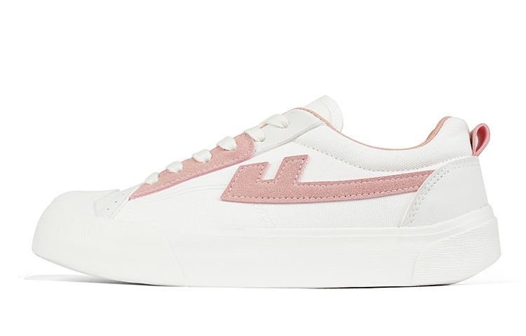 (W) Warrior Canvas Sneaker 'White Pink'