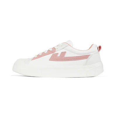 (W) Warrior Canvas Sneaker 'White Pink'