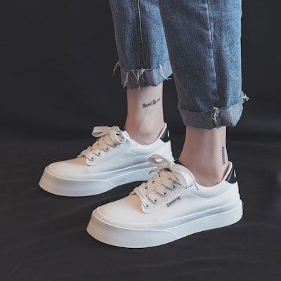 (W) Sneakers Kanvas Warrior 'Putih Serbaguna' WXY-C287MJ01 5