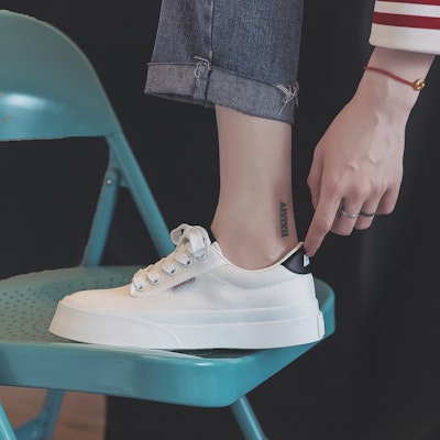 (W) Sneakers Kanvas Warrior 'Putih Serbaguna' WXY-C287MJ01 6