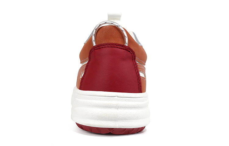 (W) Warrior Canvas Sneakers 'White Brown Deep Red' 圖 4