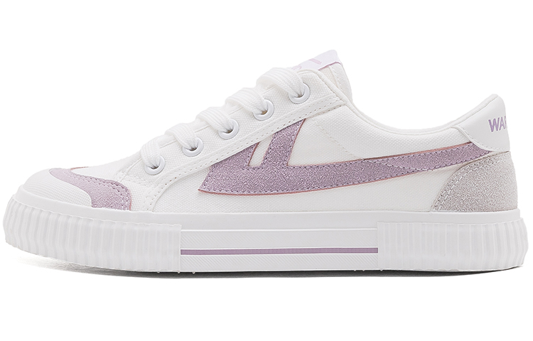 (W) Warrior Canvas Sneakers 'White Purple'