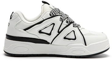 Order (W) Sepatu Kanvas Rendah Warrior 'Hong Kong Retro Hitam Putih' WXY(S)-2812L01