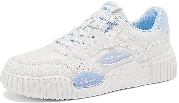 (Women) Warrior Canvas Thick-sole Casual 'Beige Blue' WBN(JS)-129702 Order (Women) Warrior Canvas Thick-sole Casual 'Beige Blue' WBN(JS)-129702