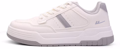 (Women) Warrior Classic Low-Top Skate Shoes Beige - Lightweight & Non-Slip. WBN1796 Beige Gray Fabric (Women) Warrior Classic Low-Top Skate Shoes Beige - Lightweight & Non-Slip. WBN1796 Beige Gray Fabric