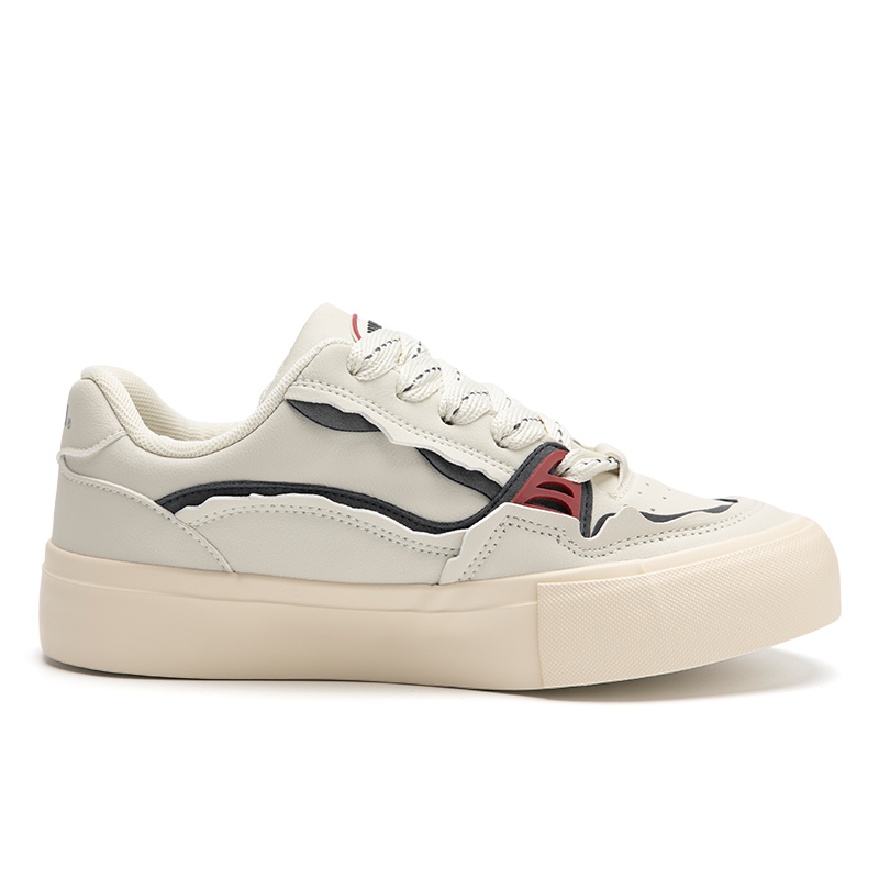 Order (W) Warrior Classic Low 'Beige Deep Blue' Sepatu Sneakers WXY-E406MJ03