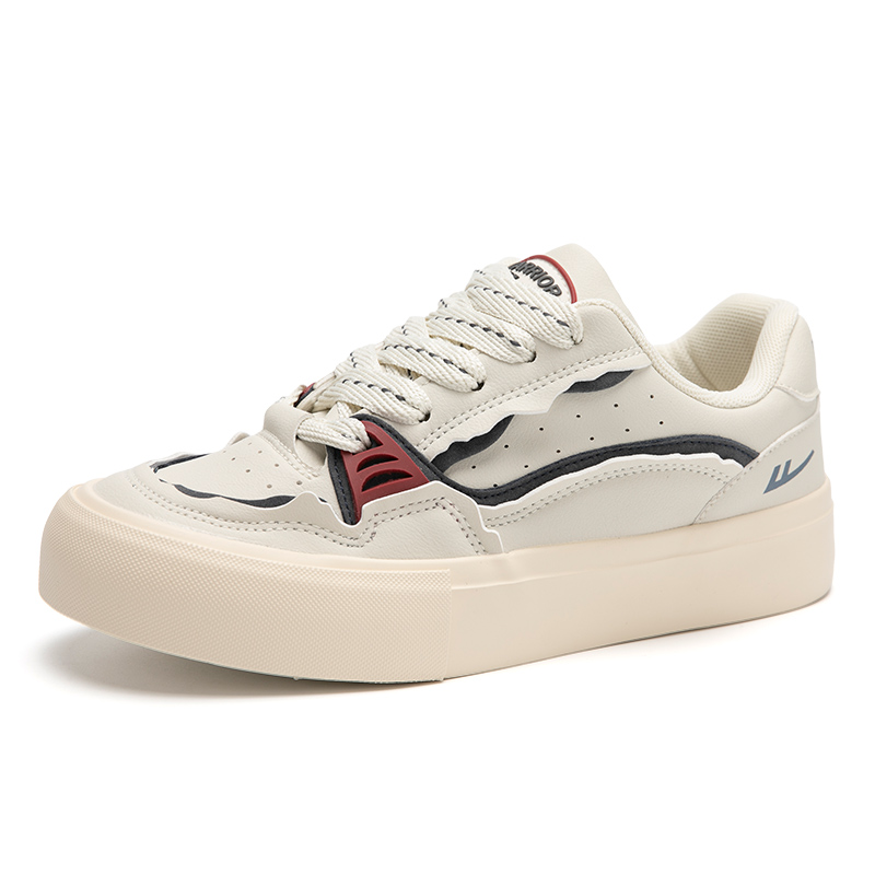 Lookbook (W) Warrior Classic Low 'Beige Deep Blue' Sepatu Sneakers WXY-E406MJ03