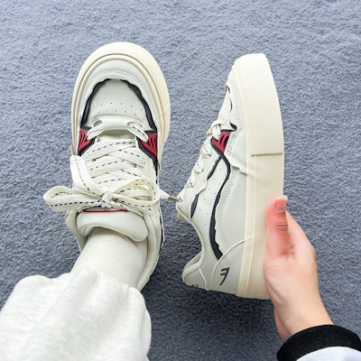 (W) Warrior Classic Low 'Beige Deep Blue' Sepatu Sneakers WXY-E406MJ03 Sizing (W) Warrior Classic Low 'Beige Deep Blue' Sepatu Sneakers WXY-E406MJ03