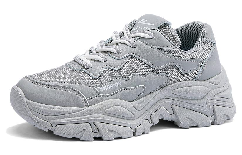 Order 勇士回力 基本款式撞色拼接厚底 減震 低筒 老爸鞋 女款 灰色