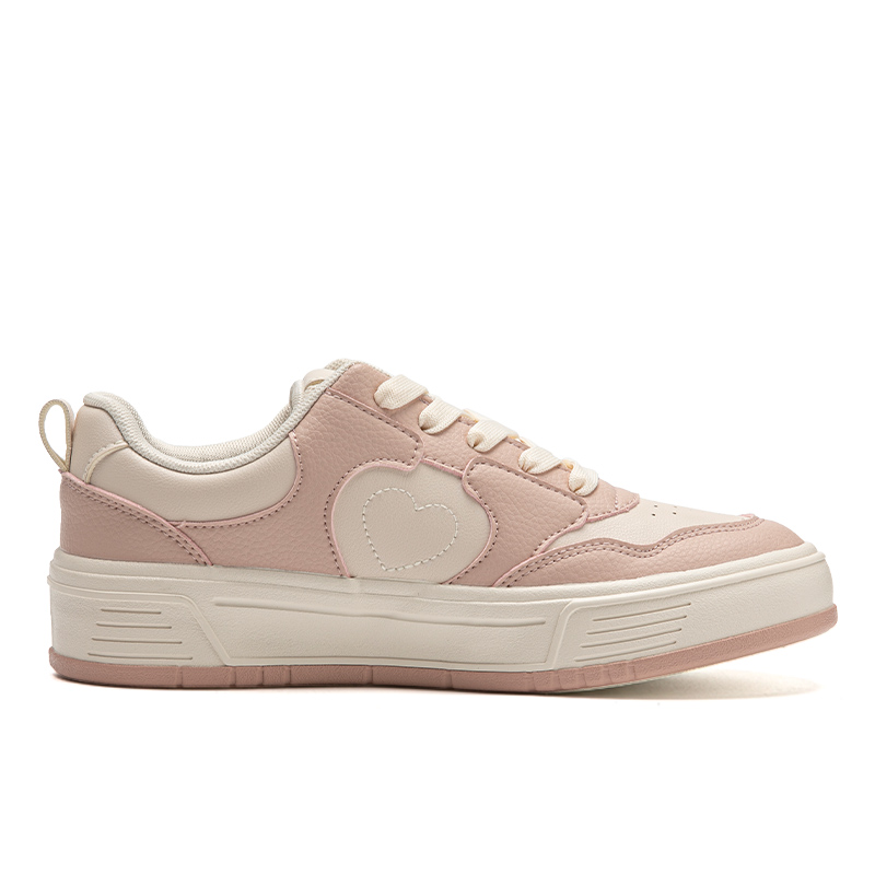 Order (W) Warrior Retro Clásico 'Parche de Cuero Rosa Beige' WXY-F020MJ02
