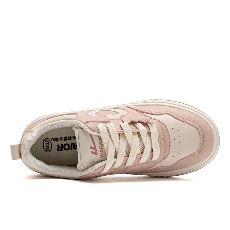 Shop (W) Warrior Retro Clásico 'Parche de Cuero Rosa Beige' WXY-F020MJ02
