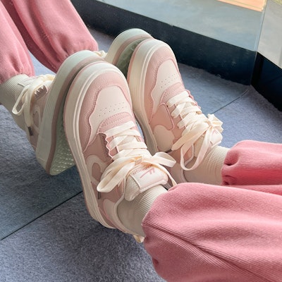(W) Warrior Klasik Retro 'Patchwork Kulit Pink Beige' WXY-F020MJ02 Sizing (W) Warrior Klasik Retro 'Patchwork Kulit Pink Beige' WXY-F020MJ02