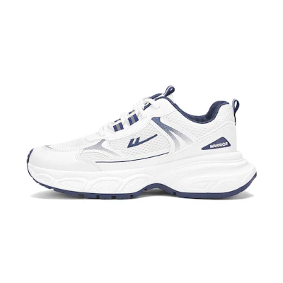 (W) Warrior Dad Shoes 'White Blue'