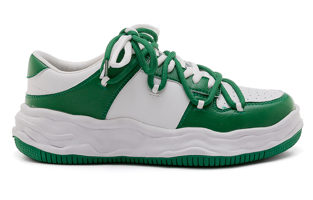 (W) Warrior Fashion Versatile Sports Skate Shoes 'White/Green' 圖 2