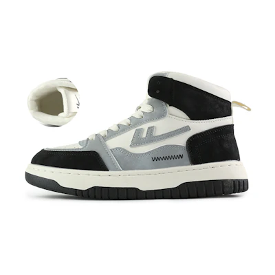 (W) Warrior High-Top 'Beige Grey Black'