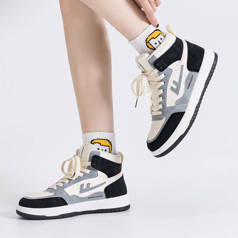 (W) Warrior High-Top 'Beige Grey Black' 圖 9