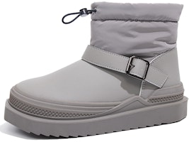 (Women) Warrior High-Top 'Grey Fleece-Lined Snow Boot' WBN(JS)-102703 (Women) Warrior High-Top 'Grey Fleece-Lined Snow Boot' WBN(JS)-102703