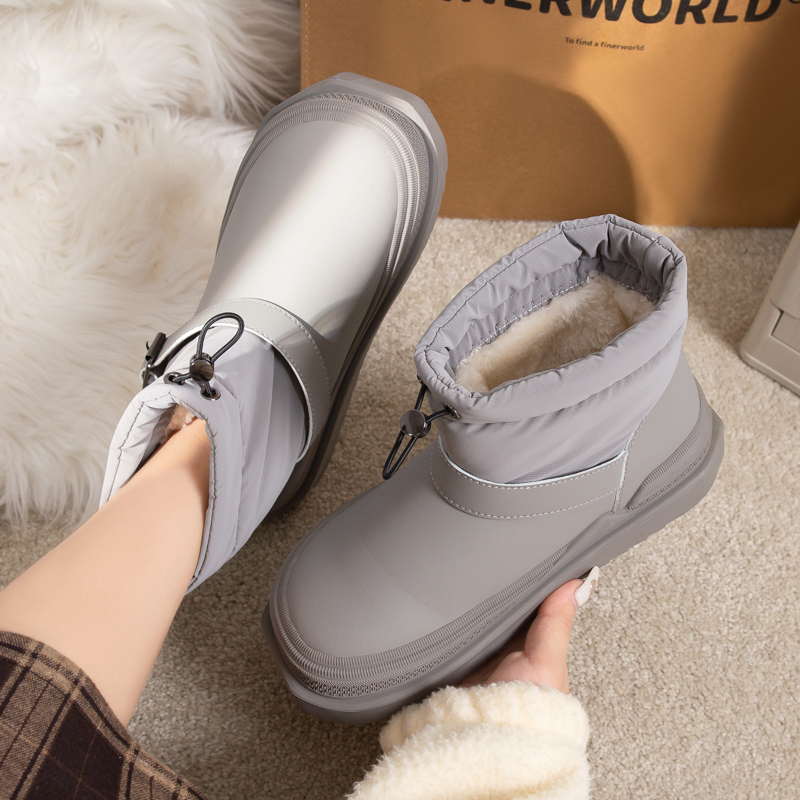 Details for (W) Warrior 高帮‘灰色加绒雪地靴’ WBN(JS)-102703