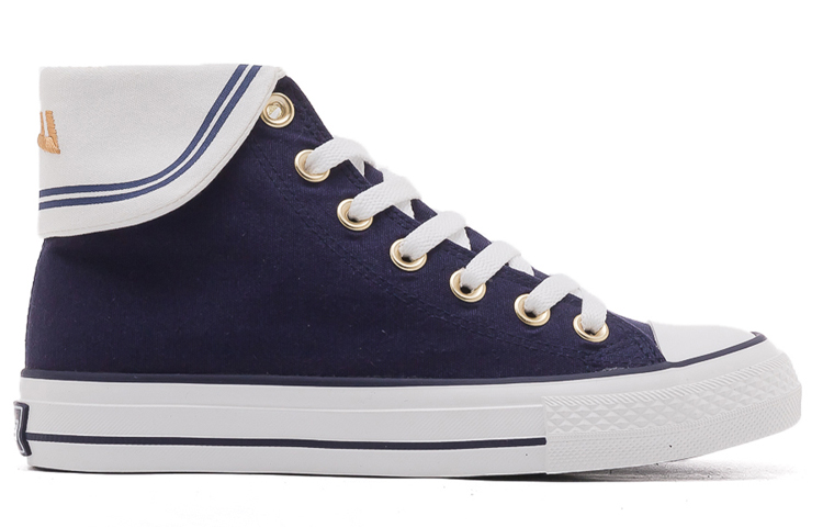 (W) Warrior High-Top Canvas 'Navy' 圖 2