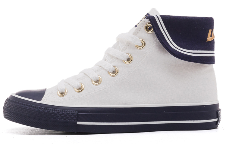 (W) Warrior High-Top Canvas 'Navy Style White Blue'