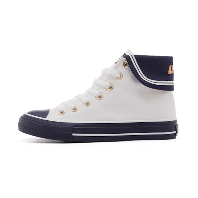 (W) Warrior High-Top Canvas 'Navy Style White Blue'