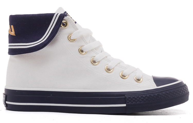 (W) Warrior High-Top Canvas 'Navy Style White Blue' 圖 2