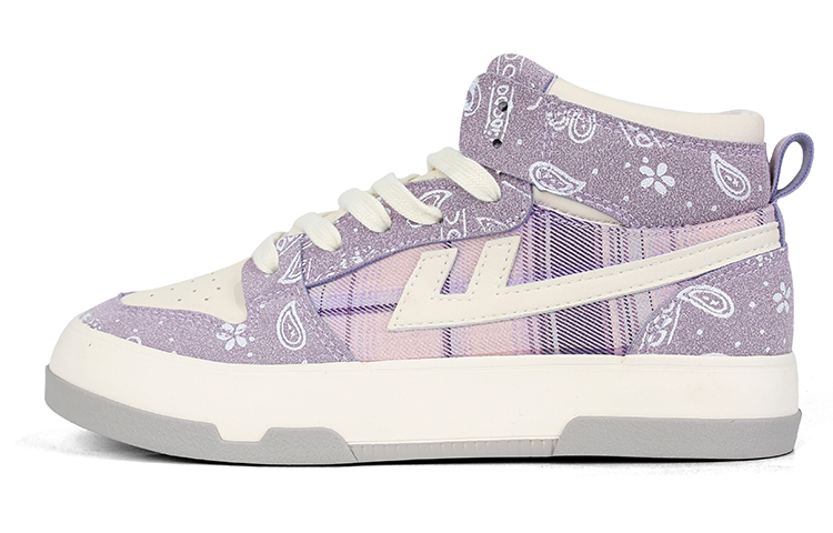 (W) Warrior High-Top Sneaker 'Beige Purple'