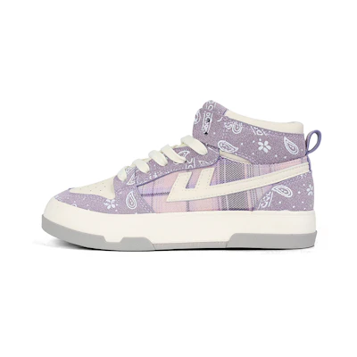 (W) Warrior High-Top Sneaker 'Beige Purple'