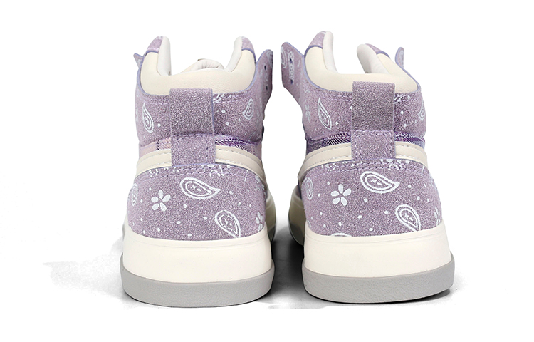 (W) Warrior High-Top Sneaker 'Beige Purple' 圖 5