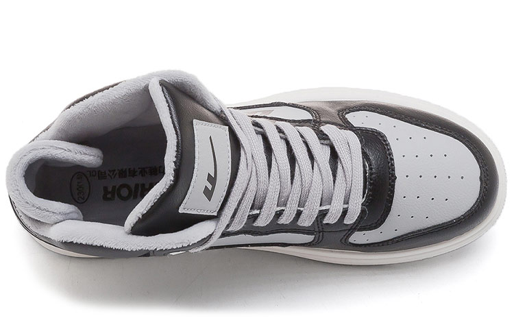(W) Warrior High-Top Sneakers 'Shadow Grey' 圖 4