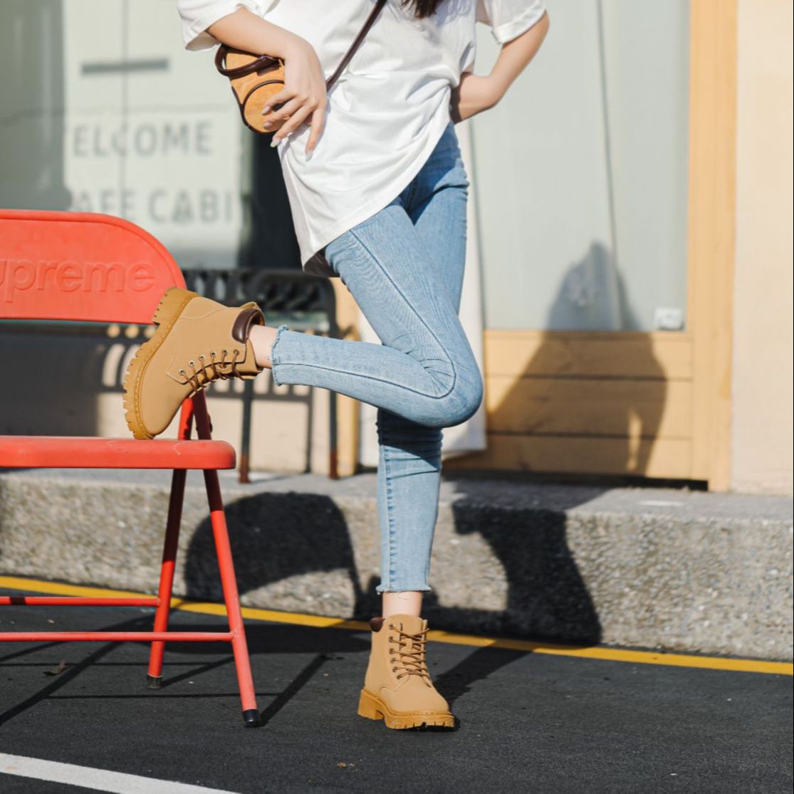 (W) Warrior Leather Outdoor 'Waterproof Brown Short Boots' 圖 5