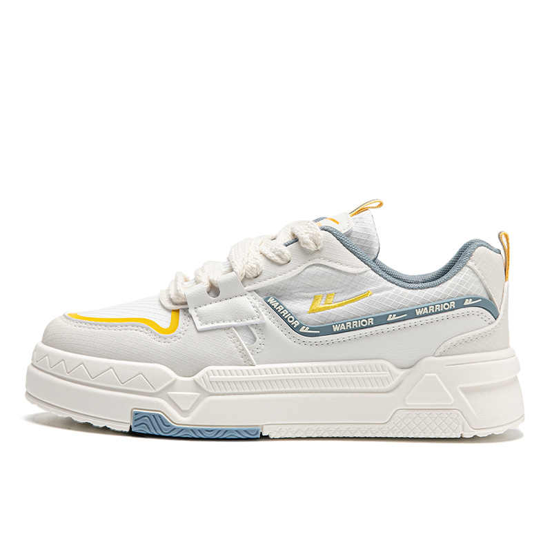 (W) Warrior Low-Top 'Beige Blue Yellow'