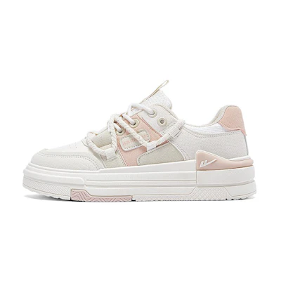 (W) Warrior Low-Top 'Beige Pink Double Lace'