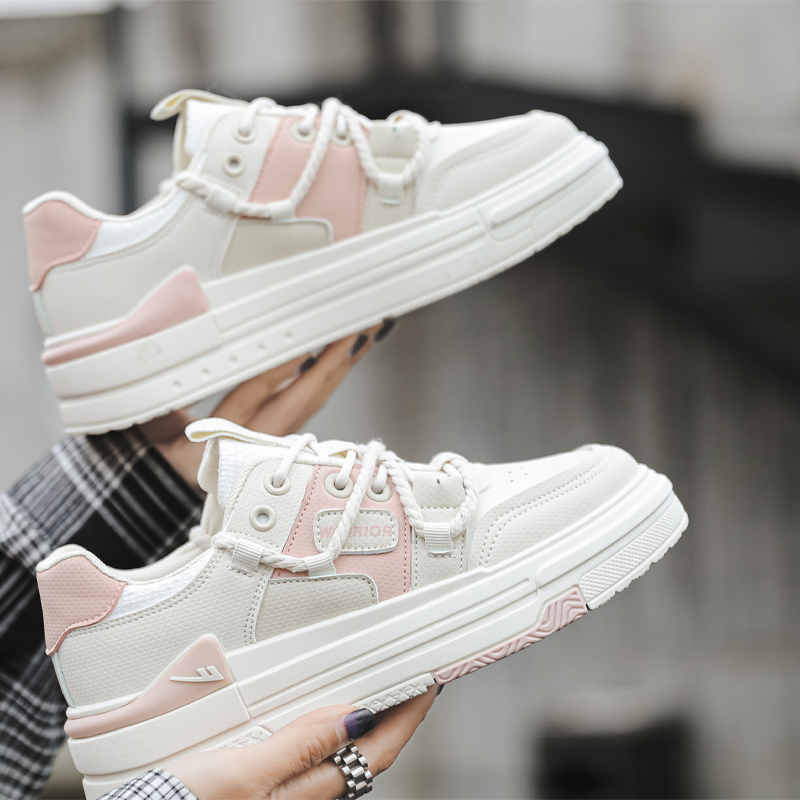 (W) Warrior Low-Top 'Beige Pink Double Lace' 圖 5