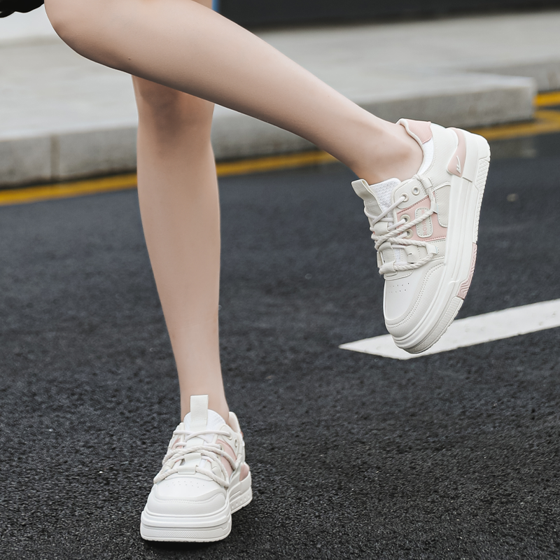 (W) Warrior Low-Top 'Beige Pink Double Lace' 圖 6