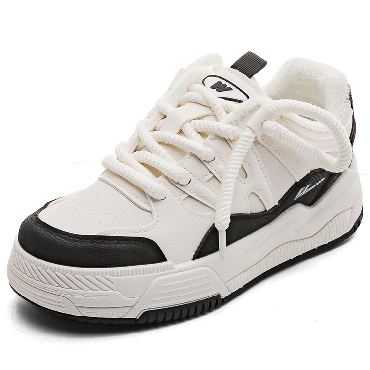 (W) Warrior Low-Top 'Faux Leather Velvet-Lined Warmth'