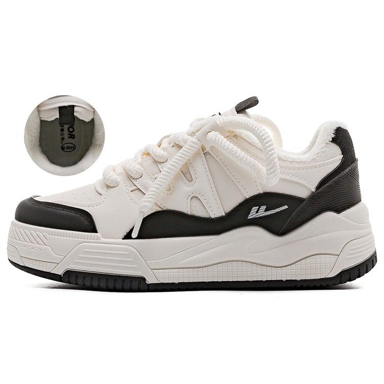 (W) Warrior Low-Top 'Faux Leather Velvet-Lined Warmth' 圖 2