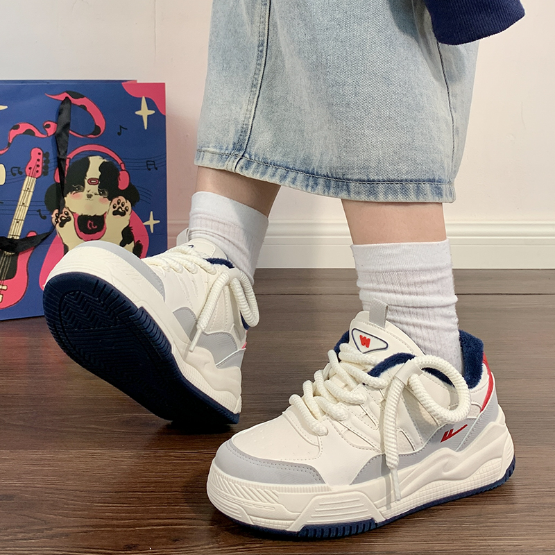 (W) Warrior Low-Top 'Faux Leather Velvet-Lined Warmth' 圖 26