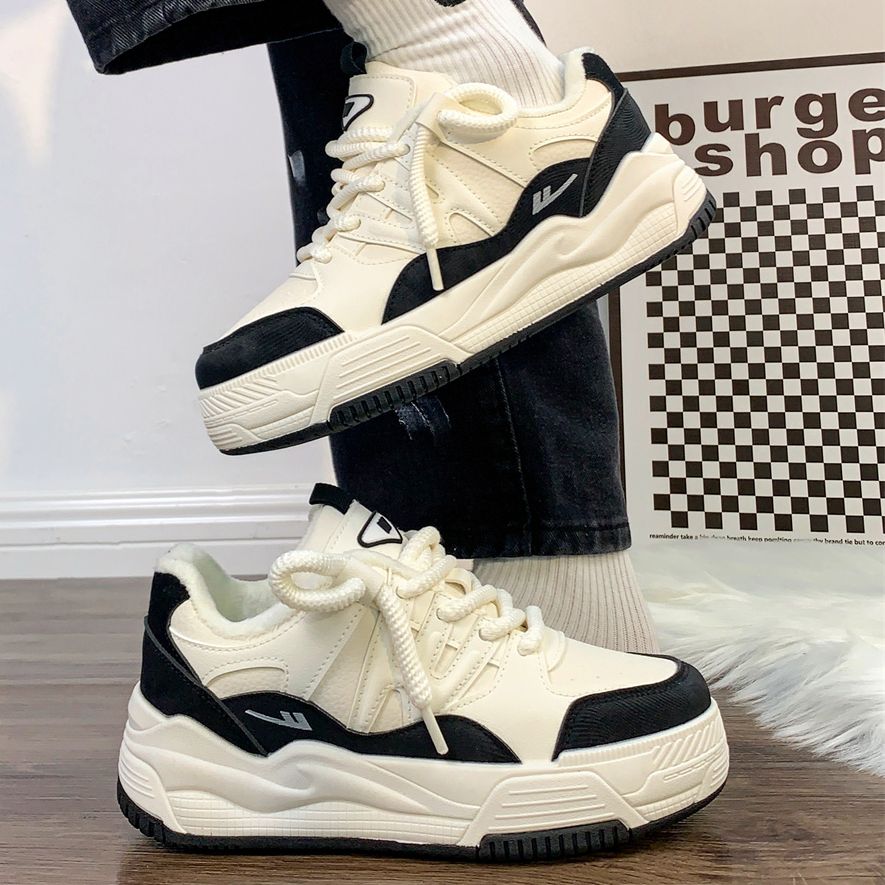 (W) Warrior Low-Top 'Faux Leather Velvet-Lined Warmth' 圖 6