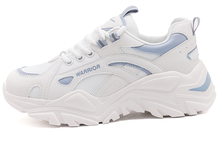 (W) Warrior Low-Top 'Spliced Versatile Trend White Blue'