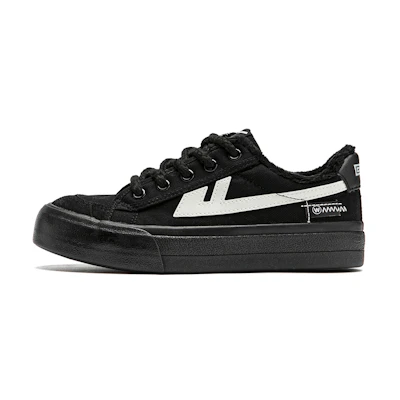 (W) Warrior Low-Top Canvas 'CMFT Plus Black and White'