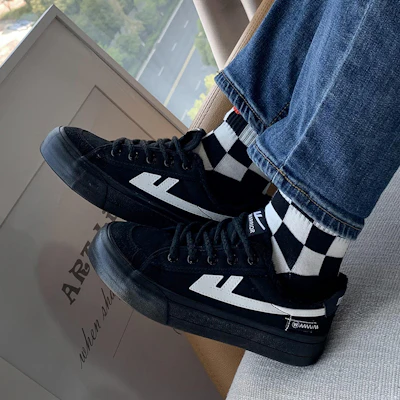 (W) Warrior Low-Top Lona 'Comfort Plus Negro y Blanco' WBX-221MJ03 Sizing (W) Warrior Low-Top Lona 'Comfort Plus Negro y Blanco' WBX-221MJ03