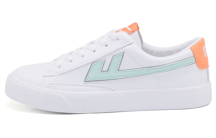 (W) Warrior Low-Top Casual Sneakers 'White Green'