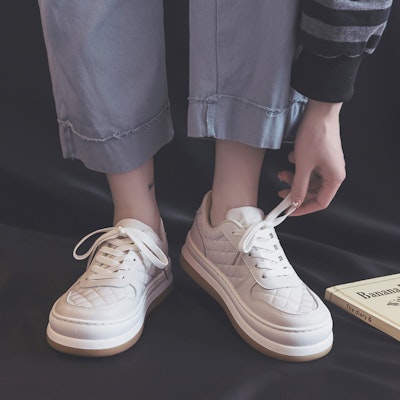 (Women) Warrior Low-Top Platform Sneaker 'Beige' WXY(S)-0451M01 3