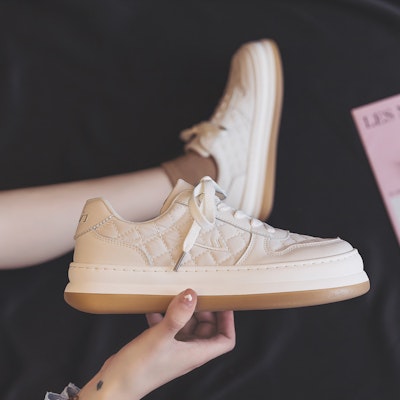 (Women) Warrior Low-Top Platform Sneaker 'Beige' WXY(S)-0451M01 Cheap (Women) Warrior Low-Top Platform Sneaker 'Beige' WXY(S)-0451M01